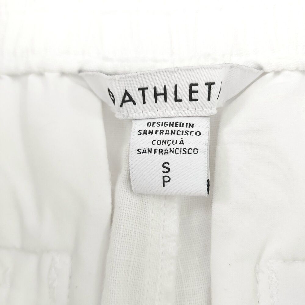 Athleta Linen Pants Womens Small White Wide Leg Casual Lounge Beach Resort - Picture 9 of 12